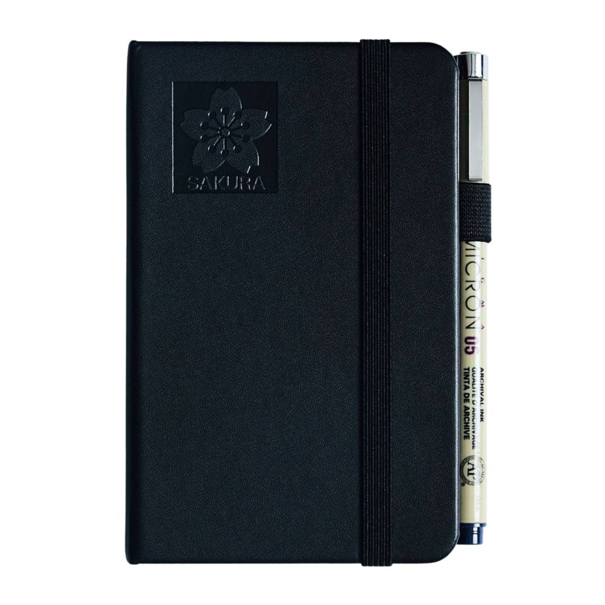Sakura® 3.5" x 5.5" Black Paper Sketchbook